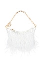 view 1 of 5 Gia Feather Shoulder in Optic White