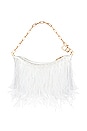view 2 of 5 Gia Feather Shoulder in Optic White