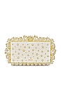 view 1 of 5 Eos Clutch in Ivory & Shiny Brass