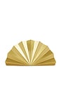 view 1 of 5 Esme Clutch in Antique Brass