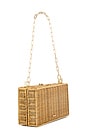 view 3 of 5 The Backgammon Clutch in Natural