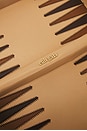 view 5 of 5 The Backgammon Clutch in Natural