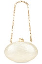 view 1 of 5 Eviana Clutch in Ivory