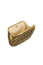 view 4 of 7 Nia Mini Clutch in Antique Brass