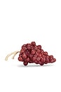 view 2 of 4 Grape Clutch in Crimson