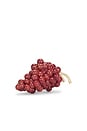 view 3 of 4 Grape Clutch in Crimson