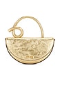view 1 of 5 Azariah Nano Crossbody Bag in Brass