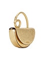 view 3 of 5 Azariah Nano Crossbody Bag in Brass