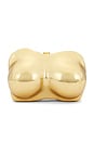 view 1 of 6 Reina Clutch in Brushed Brass