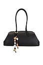 view 1 of 7 Raia Satchel Shoulder Bag in Black