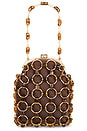 view 1 of 7 Brielle Wristlet in Caramel Tortoise
