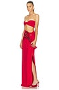 view 2 of 7 Florence Clutch in Vermilion Vermilion