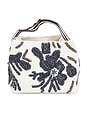 view 1 of 6 Solene Mini Top Handle in Etched Floral