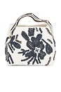 view 2 of 6 Solene Mini Top Handle in Etched Floral
