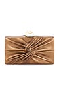view 1 of 7 Lisse Clutch in Bronze
