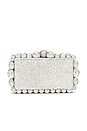 view 1 of 5 Eos Rhinestone Clutch in Clear