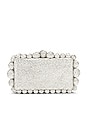 view 2 of 5 Eos Rhinestone Clutch in Clear