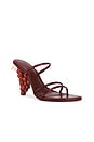 view 2 of 5 Grape Sandal in Crimson