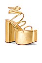view 2 of 5 Hyte Platform Sandal in Gold