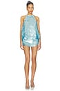 view 1 of 4 ROBE MUSEUM in Aqua Blue