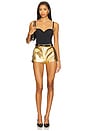 view 5 of 6 VIXEN ショートパンツ in Gold Croc