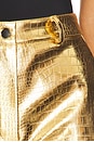 view 6 of 6 VIXEN ショートパンツ in Gold Croc