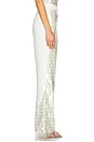 view 3 of 6 PANTALON POWER in Sequined White