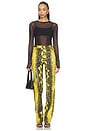 view 5 of 6 Killa Pant in Yellow Python