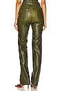 view 3 of 4 Killa Faux Leather Trousers in Peridot