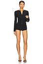 view 1 of 4 Good Girl Romper in Dazzling Onyx