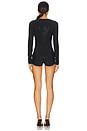view 3 of 4 Good Girl Romper in Dazzling Onyx