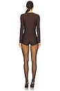 view 4 of 5 Good Girl Romper in Brown