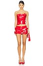 view 5 of 5 Love Killa Bandeau in Red