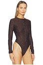 view 3 of 6 Good Girl Bodysuit in Brown