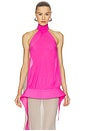 view 2 of 5 Bubble Top in Pink Silk