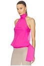 view 3 of 5 Bubble Top in Pink Silk
