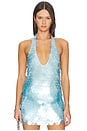 view 1 of 5 Paloma Top in Aqua Blue