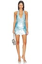 view 4 of 5 Paloma Top in Aqua Blue
