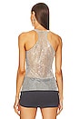 view 3 of 5 Stardust Top in Transparent Grey