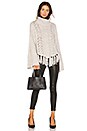 view 4 of 4 Prilla Fringe Sweater in Latte