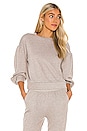view 1 of 5 Heidi Sweatshirt in Light Heather Grey