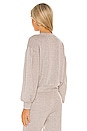 view 3 of 5 Heidi Sweatshirt in Light Heather Grey