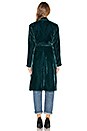 view 3 of 3 Albany Velvet Duster in Forrest Green