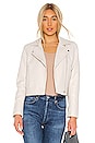 view 1 of 4 BLOUSON MOTARD CHANDLER in Bone
