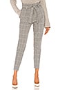view 1 of 4 PANTALON CLASSIQUE TALLULAH in Black Houndstooth