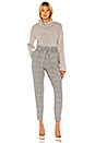 view 4 of 4 PANTALON CLASSIQUE TALLULAH in Black Houndstooth