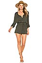 view 1 of 4 Goodwin Romper in Army