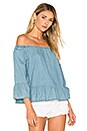 view 2 of 4 Bishop Top in Chambray