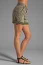 view 2 of 7 Short Captain à revers in Army Camo