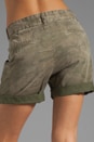 view 6 of 7 Short Captain à revers in Army Camo